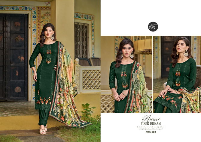 Zarqash By Belliza Cotton Embroidered Dress Material Wholesale Price In Surat
